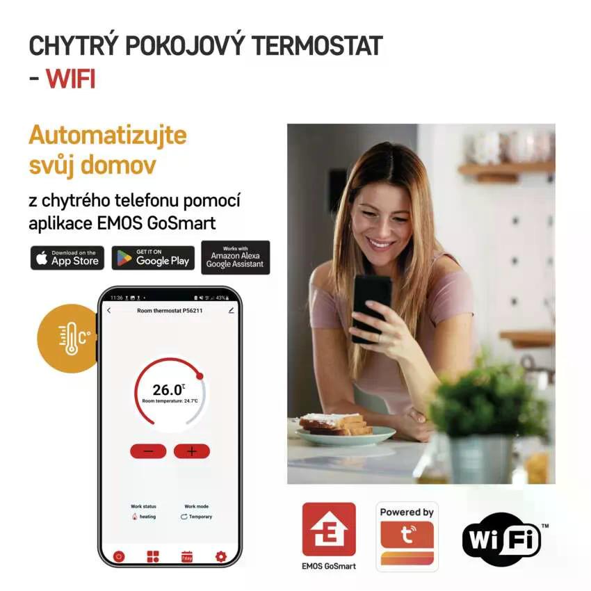 EMOS GOSMART P56211 – chytré funkce a bezpečí